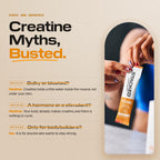 Creatine myths busted: not bulky or bloated, not a hormone or stimulant, not only for bodybuilders
