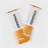 Two Stacked TONE creatine + hydration supplement sticks displayed against a white background.